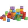 Constructive Playthings Translucent Cube Building Blocks (54-Piece Set) view 1