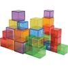 Constructive Playthings Translucent Cube Building Blocks (54-Piece Set) view 2