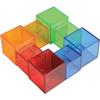 Constructive Playthings Translucent Cube Building Blocks (54-Piece Set) view 3