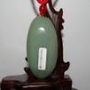 2.3"China Certified Nature Hetian Nephrite Jade Blessing Kwan-yin Hand Carved Necklace Pendants 9380 view 4