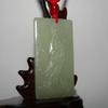 1.9"China Certified Nature Hetian Nephrite Jade Blessing Laughing Buddha Necklace Pendants view 2