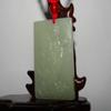 1.9"China Certified Nature Hetian Nephrite Jade Blessing Laughing Buddha Necklace Pendants view 3