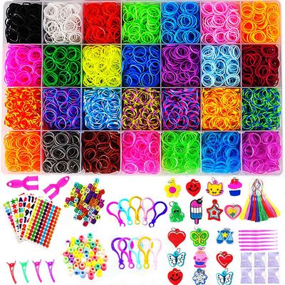 YITOHOP 12080+ Loom Bands Kit, Rubber Bands for Bracelet Making Kit, DIY Art Craft Loom Bracelet Kit,2026 Creativity Birthday Gift Ideal Christmas Gifts