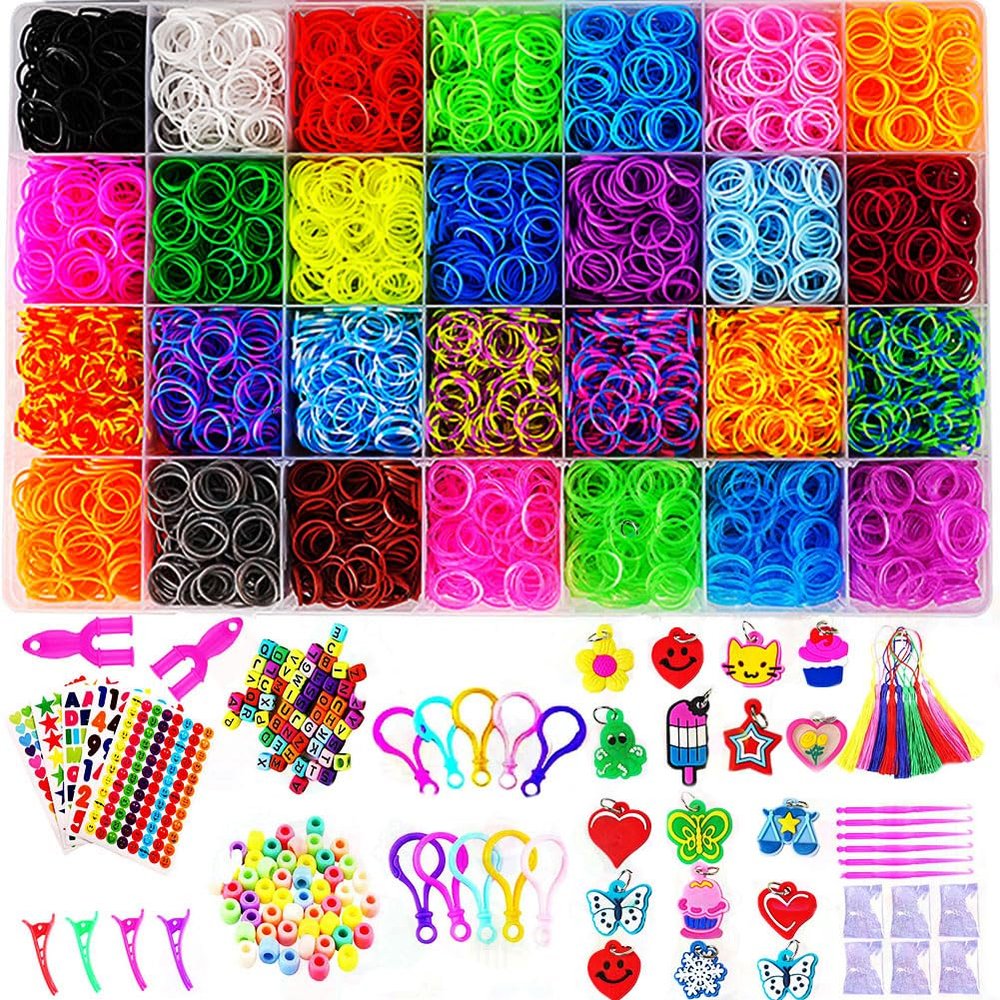 YITOHOP 12080+ Loom Bands Kit, Rubber Bands for Bracelet Making Kit, DIY Art Craft Loom Bracelet Kit,2026 Creativity Birthday Gift Ideal Christmas Gifts