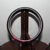 2.8" China Certified Nature Plum blossom Jade Pink and Green Flower Bangle Bracelets8471 view 3