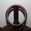 2.8" China Certified Nature Plum blossom Jade Pink and Green Flower Bangle Bracelets8471 view 4