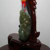 1.8"China Certified Nature Hetian Nephrite Jade Fortune Solid Pixiu Pendants view 3