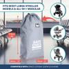 Bramble 45" Large Gate Check Stroller Bag for Airplane - Universal Fit, Drawstring Closure, ID, Padded Adjustable Strap - Baby Buggy Stroller Travel Bag for Airplane Travel view 2