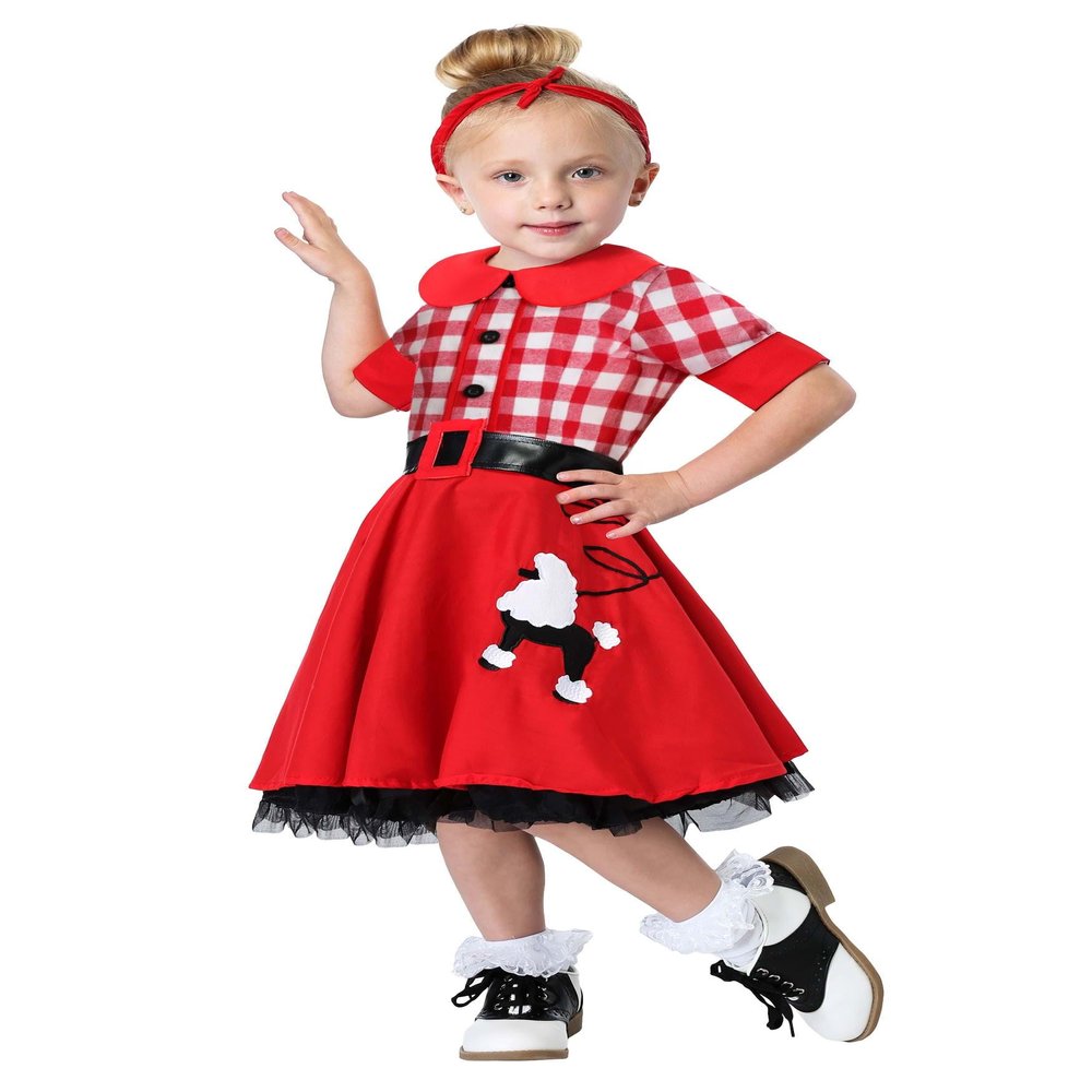 50s Darling Costume for Toddlers 4T