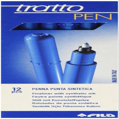 Tratto Synthetic Tip Pens 0.5 mm Cobalt Blue Pack of 12