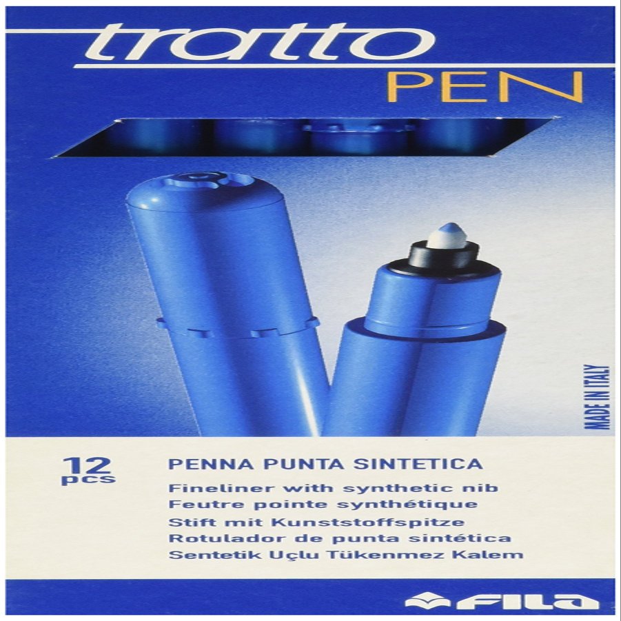 Tratto Synthetic Tip Pens 0.5 mm Cobalt Blue Pack of 12