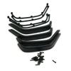 1 Set Nylon Fender Flares with Screws for 1/10 RC Axial SCX10 Crawler Car Black view 1