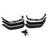1 Set Nylon Fender Flares with Screws for 1/10 RC Axial SCX10 Crawler Car Black view 2