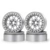 4Pcs 2.2" Aluminum Beadlock Wheels Rims for 1/10 RC AXIAL Wraith 80018 TRX-4 (Silver) view 1