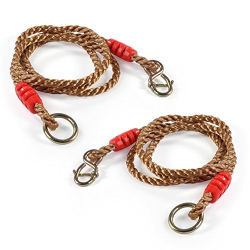 2Pcs Adjustable Swing Ropes, 1.8M Tree Hanging Swing Straps Strong Ropes Amusement Facilities Supplies