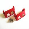 Aluminum Servo Guards Protector - 1PR Red for Traxxas 1/16 Mini E-Revo Mini Rally 7037 view 1