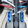 Aluminum Servo Guards Protector - 1PR Red for Traxxas 1/16 Mini E-Revo Mini Rally 7037 view 3