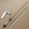 CNC Alloy 95mm Rudder Stinger & 4mm Flex Cable Shaft Set for Small RC Boat view 1