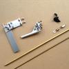 CNC Alloy 95mm Rudder Stinger & 4mm Flex Cable Shaft Set for Small RC Boat view 4