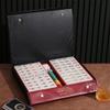 Mose Cafolo Chinese Mahjong Game Set 1.5" X-Large 144 Numbered White Ivory Color Melamine Tiles with Carrying Travel Case,Complete Majiang, Majong, Mah-Jongg Game Set view 3