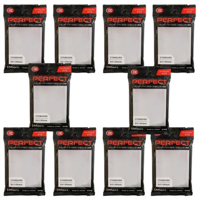 KMC 100 Karte Barriere Perfekte Gre (10 Packungen/Gesamt 1000)