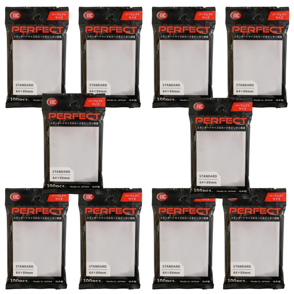 KMC 100 Karte Barriere Perfekte Gre (10 Packungen/Gesamt 1000)