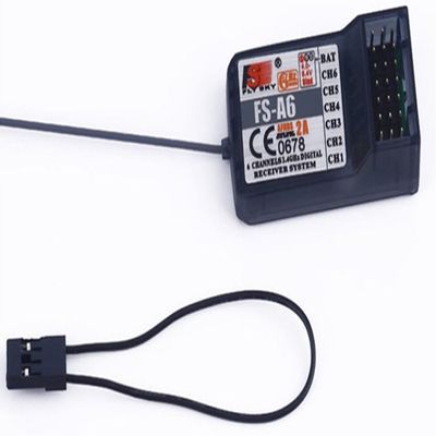Flysky FS-A6 Receiver 2.4G 6CH for RC Transmitter for RC Airplane/Glider/Helicopter