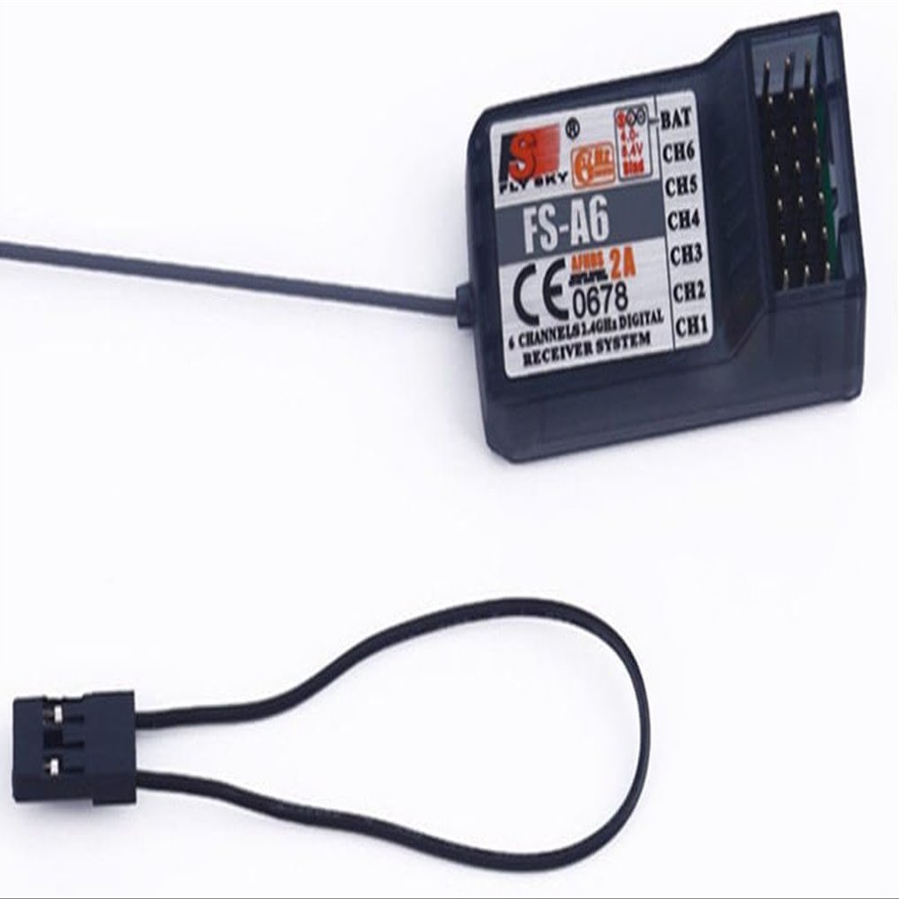 Flysky FS-A6 Receiver 2.4G 6CH for RC Transmitter for RC Airplane/Glider/Helicopter