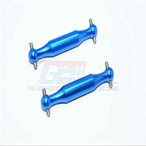GPM For Tamiya DT-03 Upgrade Parts Aluminum Rear Dogbone (Polished) - 2Pcs Set Blue