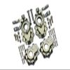 Aluminum Front Knuckle Arms with Outer Portal Case for 1/10 RC Crawler For Traxxas TRX4 / TRX-6 G63-1Pr Set Gray Silver view 1