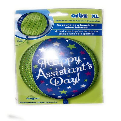 15" Assistant'S Day Green & Blue Orbz