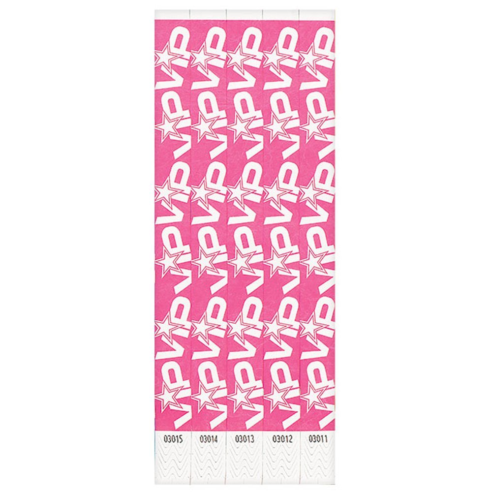 Amscan Pink VIP Star Wristbands Children's Party Supplies, One Size