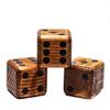 Yard Dice Giant Wooden Yard Game, 6 Solid 3.5" Wood Dice, Storage Bag, 5PK 5"x7" Yardzee and Yarkle Dry Erase Score cards - Jumbo Yard Games Great for Weddings, family reunions, Backyard BBQs and more view 4