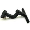 Aluminum Adjustable Drop Hitch Receiver for 1/10 Axial SCX10 RC Model Crawler Car Black #C view 3