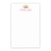 Princess Personalized Notepad Set, Princess notepads, Personalized Notepad for Girls, Letter Writing Paper, Size 5.5in x 8.5in, 50 Sheets view 1