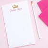Princess Personalized Notepad Set, Princess notepads, Personalized Notepad for Girls, Letter Writing Paper, Size 5.5in x 8.5in, 50 Sheets view 2