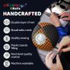 speevers Juggling Balls for Beginners and Professionals Set of 3, 14 Colors Available, 2 Layers of Net and Carry Case, Xballs Juggling Balls (Black - Orange, 3.9 oz) view 4