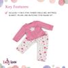 Emily Rose 14 Inch Doll Bed Set with Matching Pajamas | Includes Wooden Bed, Bedding Set, and PJs | Doll Furniture & Accessories view 4