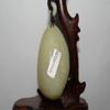 2.2"China Certified Nature Hetian Nephrite Jade Fortune Fish and Lotus Pendants view 4