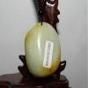 1.8"China Certified Nature Hetian Nephrite Jade Lucky Flower Necklace Pendants view 4