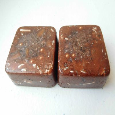 Antique Copper 2 Mini Cube Tower Busters Crystal Orgone (Antique Copper)