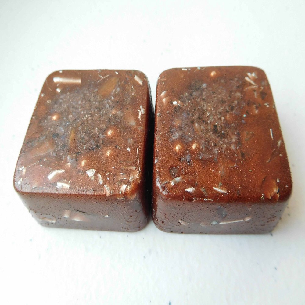 Antique Copper 2 Mini Cube Tower Busters Crystal Orgone (Antique Copper)