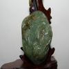 2.4"China Certified Nature Hetian Nephrite Rough Jade Wealth Pixiu Pendants view 2