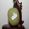 2"China Certified Nature Hetian Nephrite Jade Fortune Fish and Bat Pendants view 4