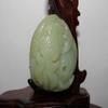 2"China Certified Nature Hetian Nephrite Jade Fortune Fish Pendants view 2