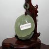 1.8"China Certified Nature Hetian Nephrite Jade Wealth Fish and Basket Pendants view 4