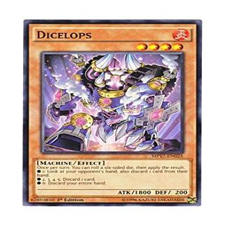 YU-GI-OH! English Version MP17-EN025 Dicelops dice roll (Normal) 1st Edition