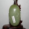 2.7"China Certified Nature Hetian Nephrite Jade Fortune Fish and Ruyi Pendants view 4