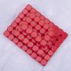 22MM Rounded Blank Six Sided Dice Lianshi Teaching Created Sesources Game Teaching Plastic Cubes Four Colors Choosable (100Pcs, Red) view 3