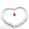 10/100Pcs 14MM Square Blank Six Sided Dice Teaching Created Sesources Game Teaching Plastic Cubes White Yellow Red view 2